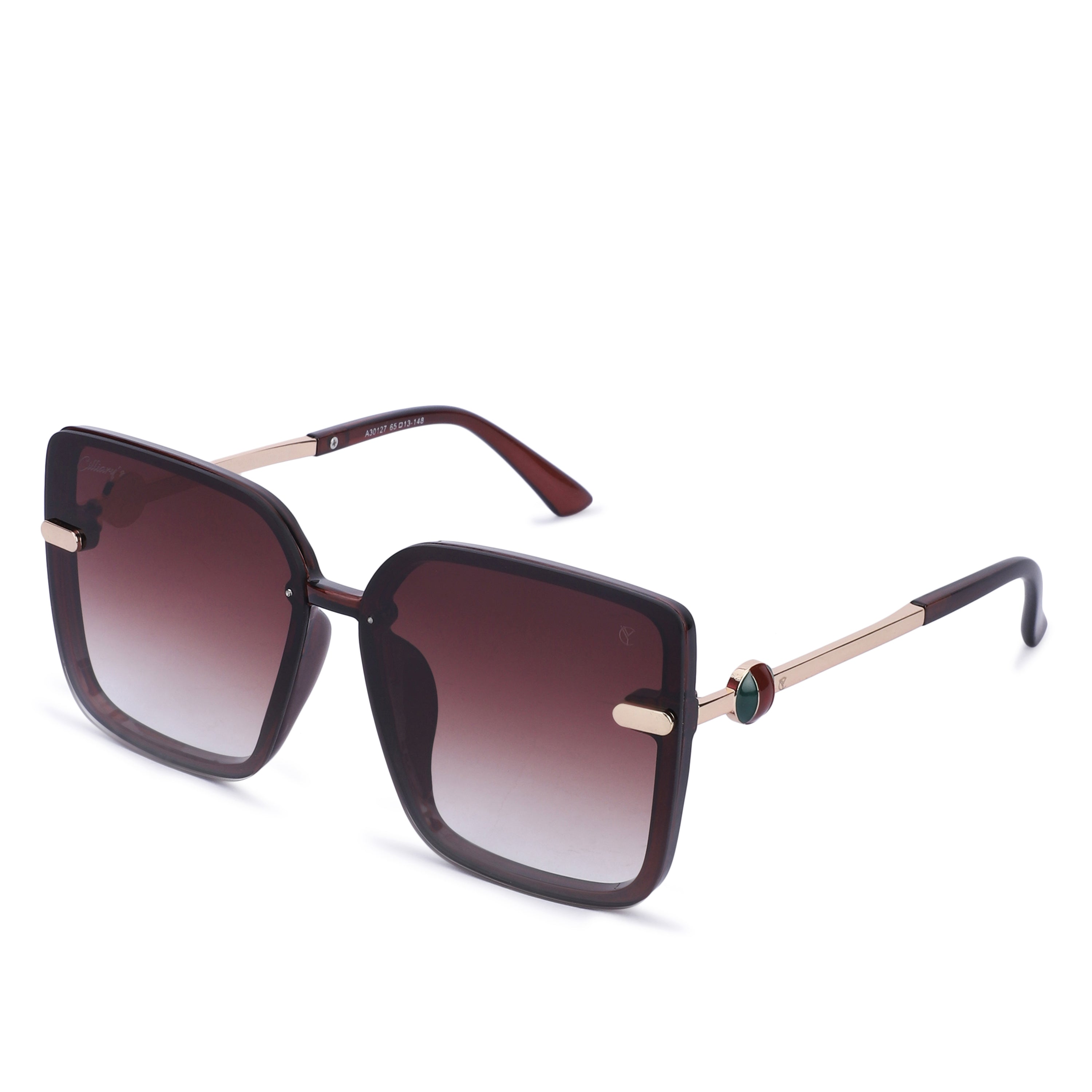 30127 BeigeLuxe Womens Sunglass (Brown)
