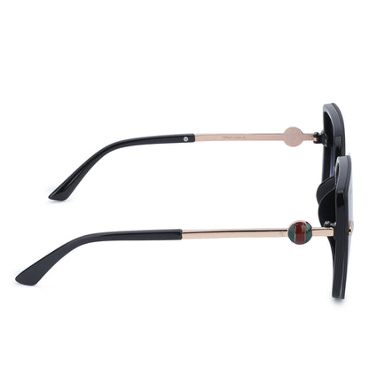 30127 BeigeLuxe Womens Sunglass (Black)
