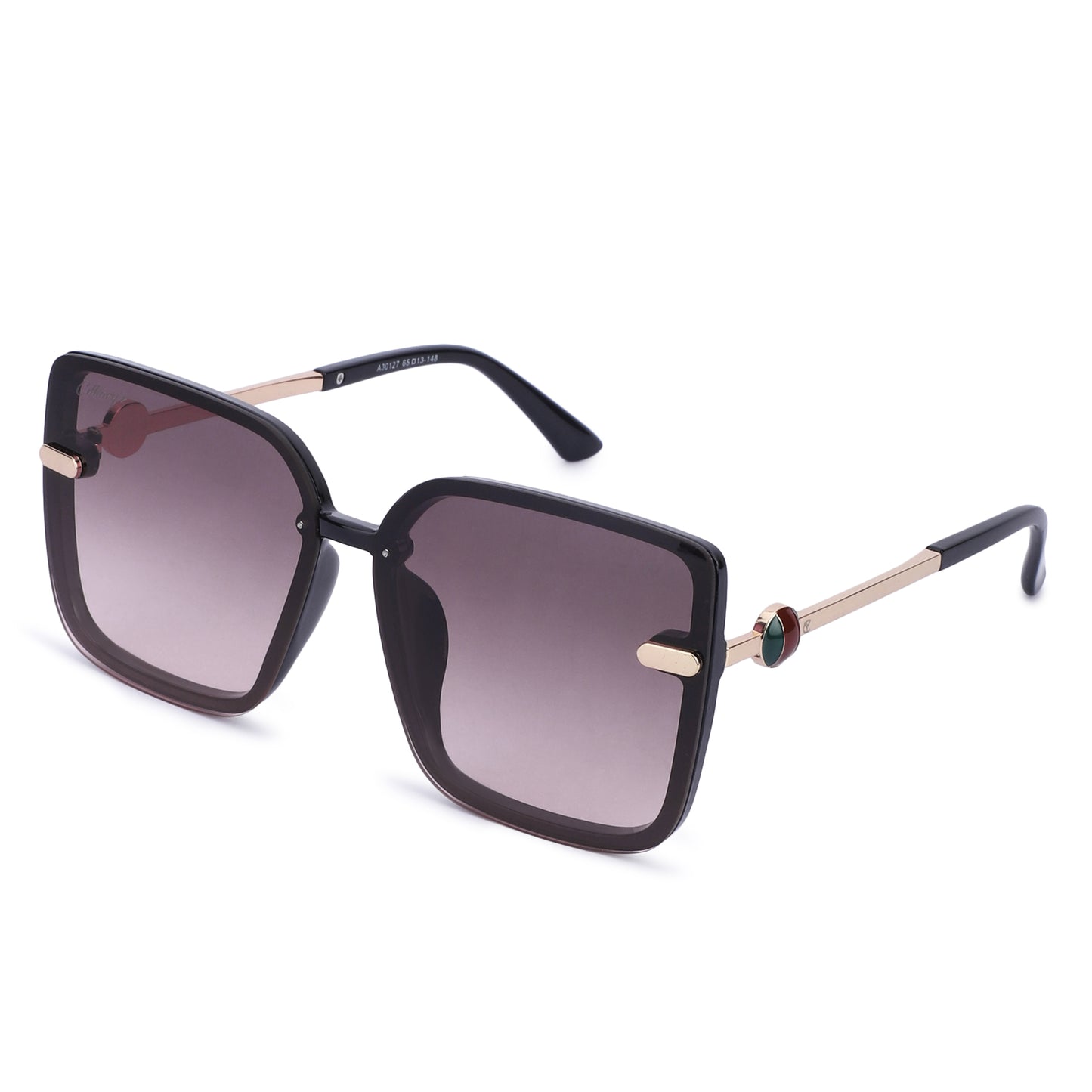 30127 BeigeLuxe Womens Sunglass (BlackPink)