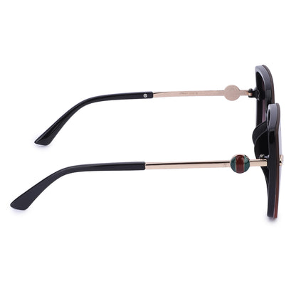 30127 BeigeLuxe Womens Sunglass (BlackPink)