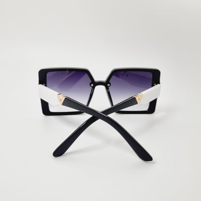 Radikle ( Women, Square, Oversized ) Black Purple