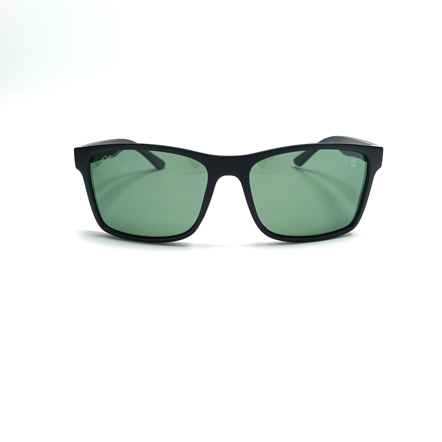 Blaze Polarized Matte Black & Emerald green Lens (Mens)
