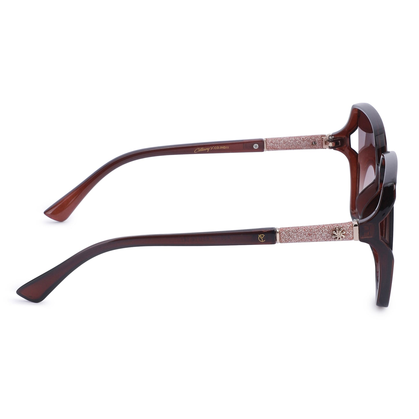 Cilliary's Cocoa Women's Luxury UV400 Sunglasses| Size 63-14-141 (Brown)