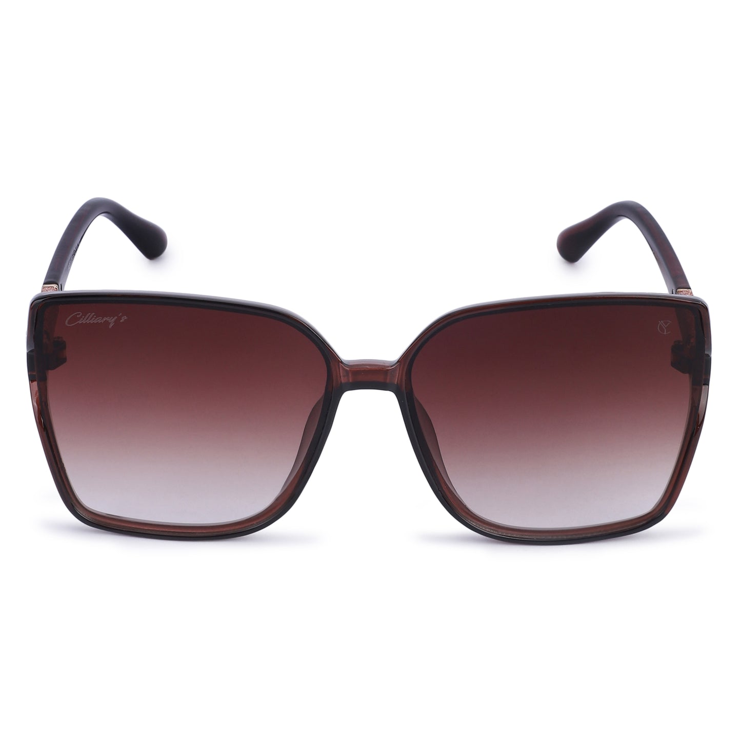 Cilliary's Cocoa Women's Luxury UV400 Sunglasses| Size 63-14-141 (Brown)