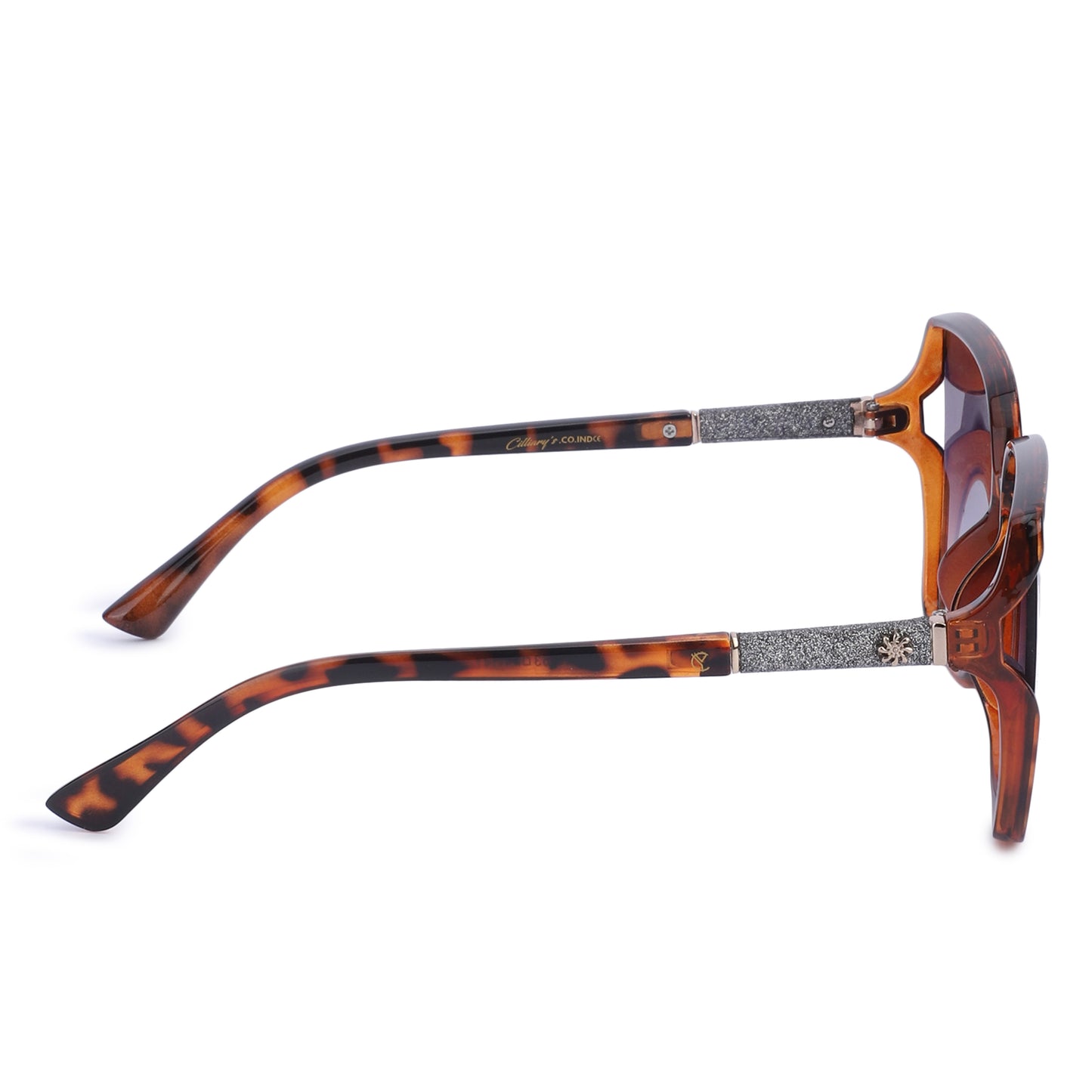 Cilliary's Cocoa Women's Luxury UV400 Sunglasses| Size 63-14-141 (LeopardBlue)