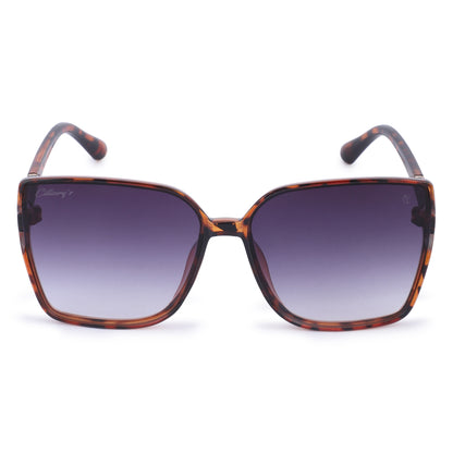 Cilliary's Cocoa Women's Luxury UV400 Sunglasses| Size 63-14-141 (LeopardBlue)