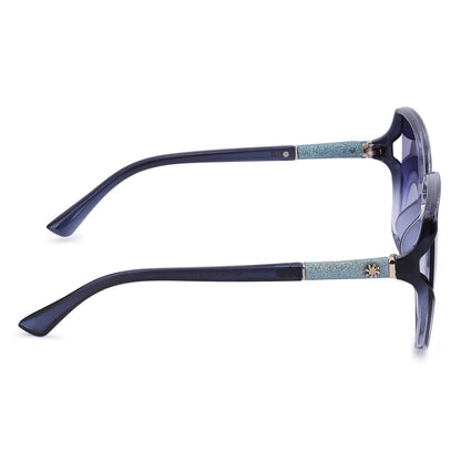 Cilliary's Cocoa Women's Luxury UV400 Sunglasses| Size 63-14-141 (TransBlue)