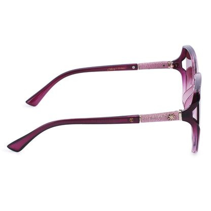 Cilliary's Cocoa Women's Luxury UV400 Sunglasses| Size 63-14-141 (TransPink)