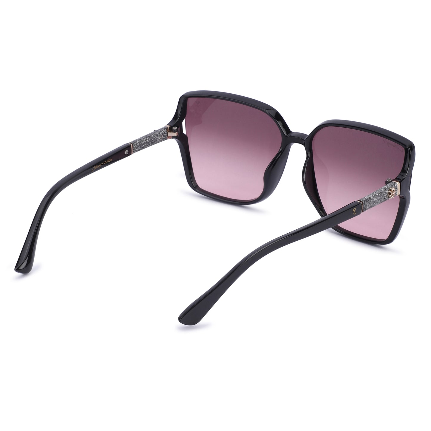 Cilliary's Cocoa Women's Luxury UV400 Sunglasses| Size 63-14-141 (BlackPink)