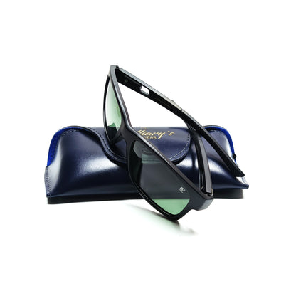Curve Polarized Matte Black Emerald Green Lens (Mens)