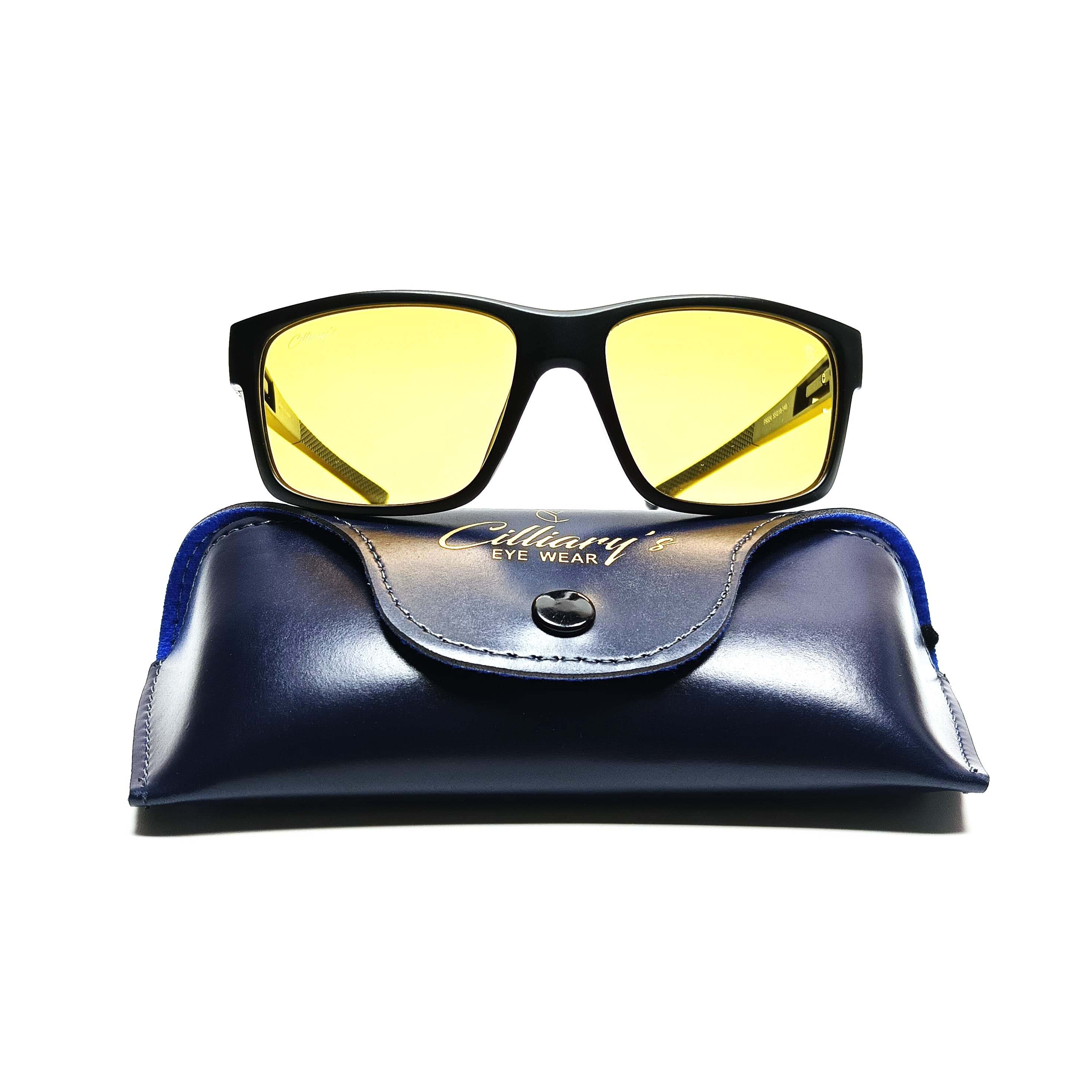 Curve Polarized Matte Black Yellow Lens (Mens)
