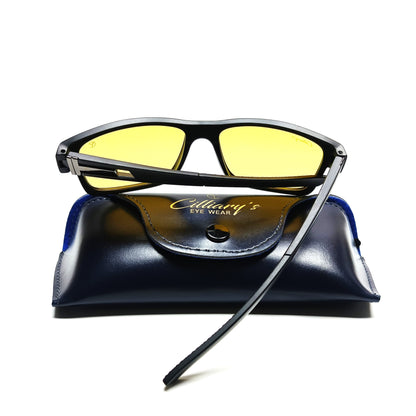 Curve Polarized Matte Black Yellow Lens (Mens)