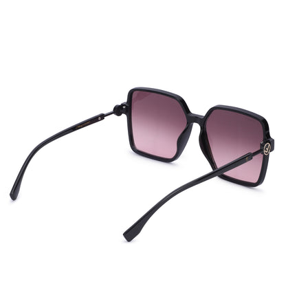 Cilliary's Honey Women's Designer Sunglasses | Size 59-15-148 (BlackPink)