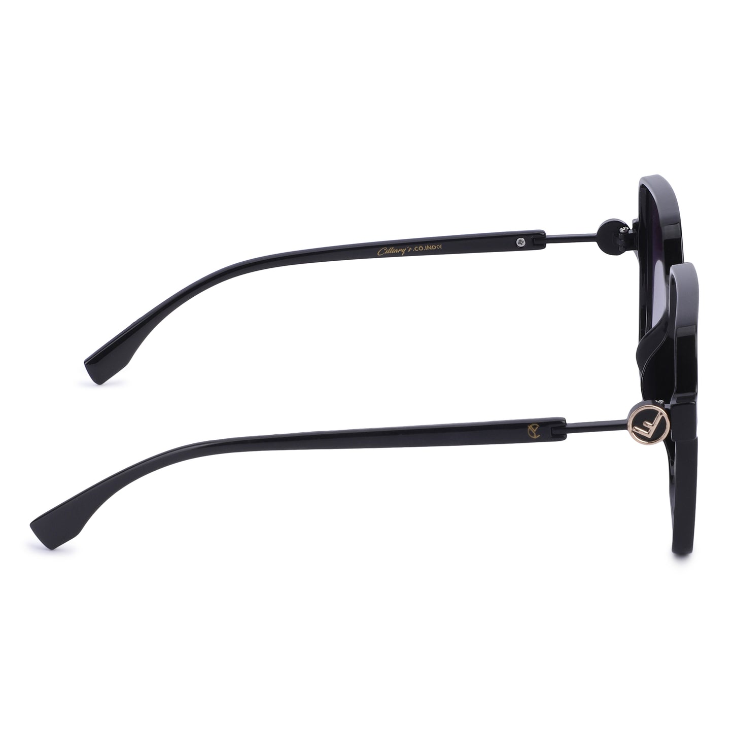 Cilliary's Honey Women's Designer Sunglasses | Size 59-15-148 (Black)