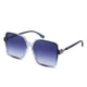 Cilliary's Honey Women's Designer Sunglasses | Size 59-15-148 (TransBlue)