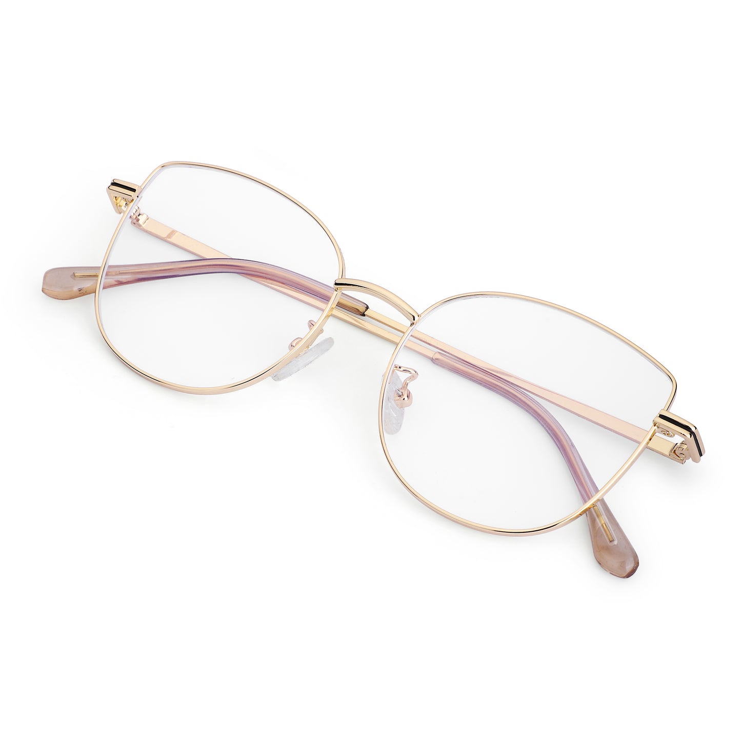 887 Blue Cut Eyewear | 51-17-140 Cat Eye Computer Glasses (Gold)