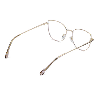 887 Blue Cut Eyewear | 51-17-140 Cat Eye Computer Glasses (Gold)