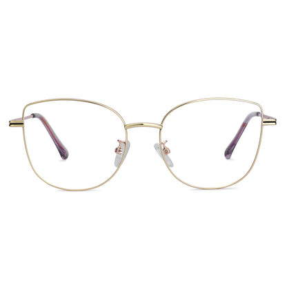887 Blue Cut Eyewear | 51-17-140 Cat Eye Computer Glasses (Gold)