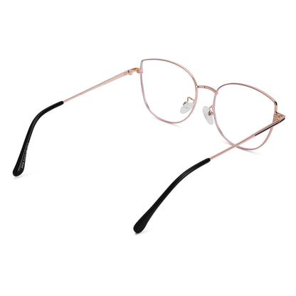 887 Blue Cut Eyewear | 51-17-140 Cat Eye Computer Glasses (GoldBlack)