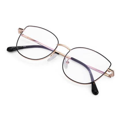 887 Blue Cut Eyewear | 51-17-140 Cat Eye Computer Glasses (GoldBlack)