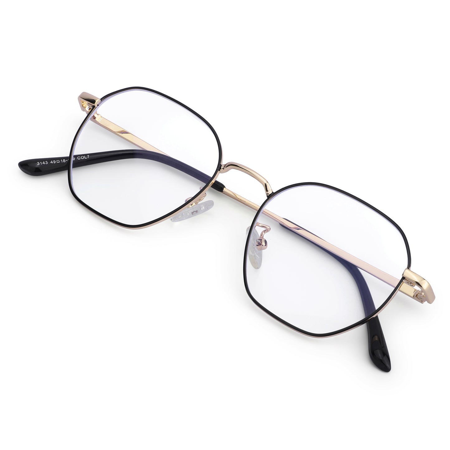 3143 HEXX Bluecut Lenses (GoldBlack)