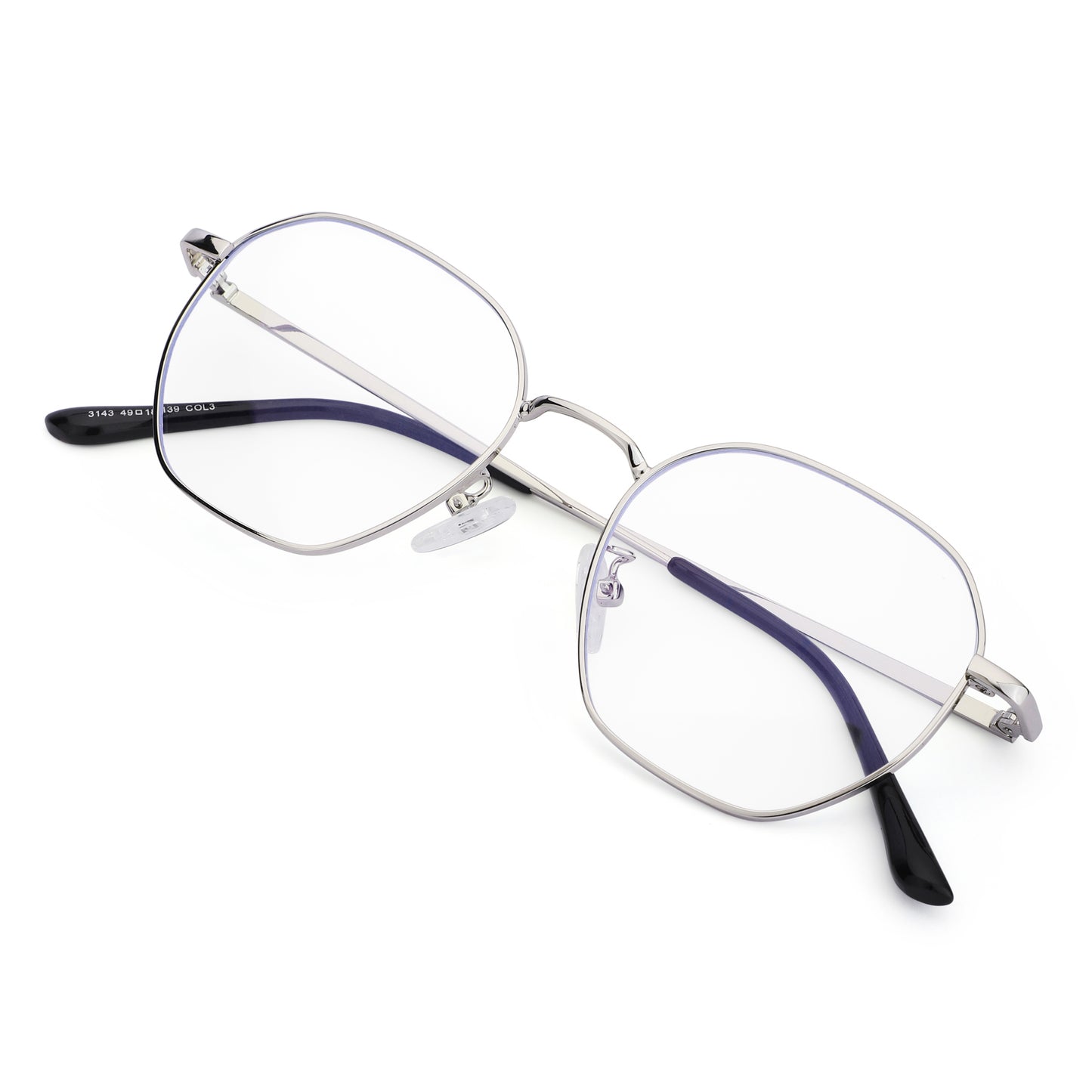 3143 HEXX Bluecut Lenses (Silver)