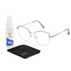 887 Blue Cut Eyewear | 51-17-140 Cat Eye Computer Glasses (GoldBrown)