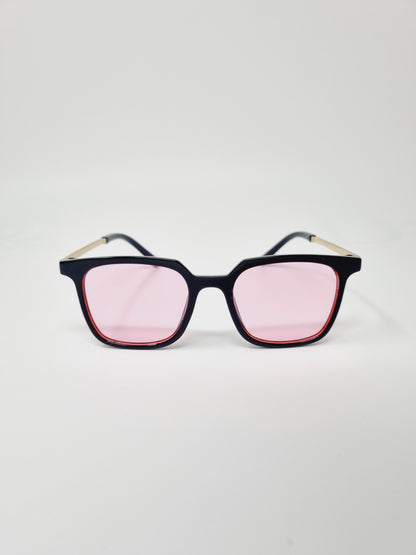 Junior Sunglass Pink ( Kids, Square, Medium )