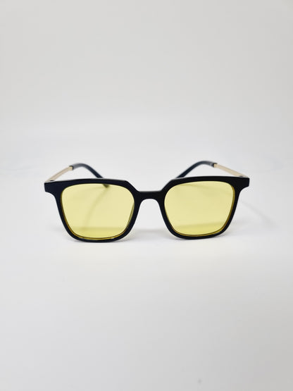 Junior Sunglass Yellow ( Kids, Square, Medium )
