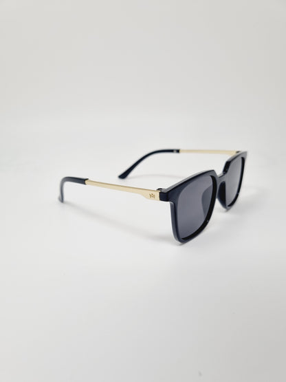 Junior Sunglass Black ( Kids, Square, Medium )