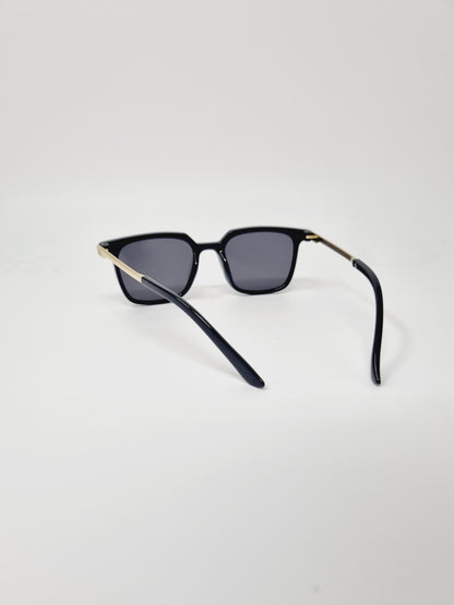 Junior Sunglass Black ( Kids, Square, Medium )