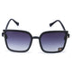Cilliary's Oversized Geometric Sunglasses for Women | UV400 Protected Fashion Eyewear | Premium Lightweight Frame | Stylish Everyday & Travel Sunglasses ( Black )
