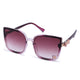 Cilliary's Women's Square Sunglasses | Premium Designer Eyewear with Signature Bow Hinge Detail | UV400 Protected Fashion Sunglasses for Women (Transpink)