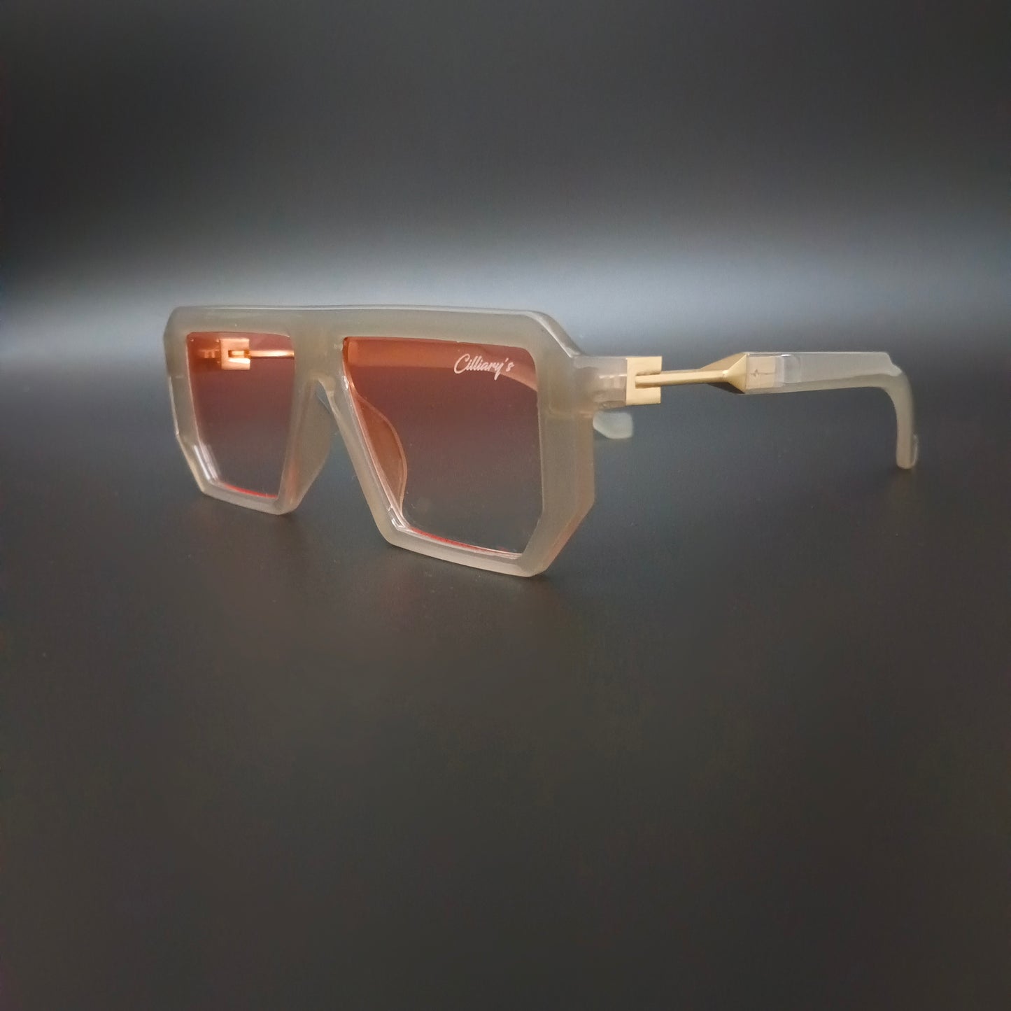 Muster Edge Pink Glass (Mens, Square)
