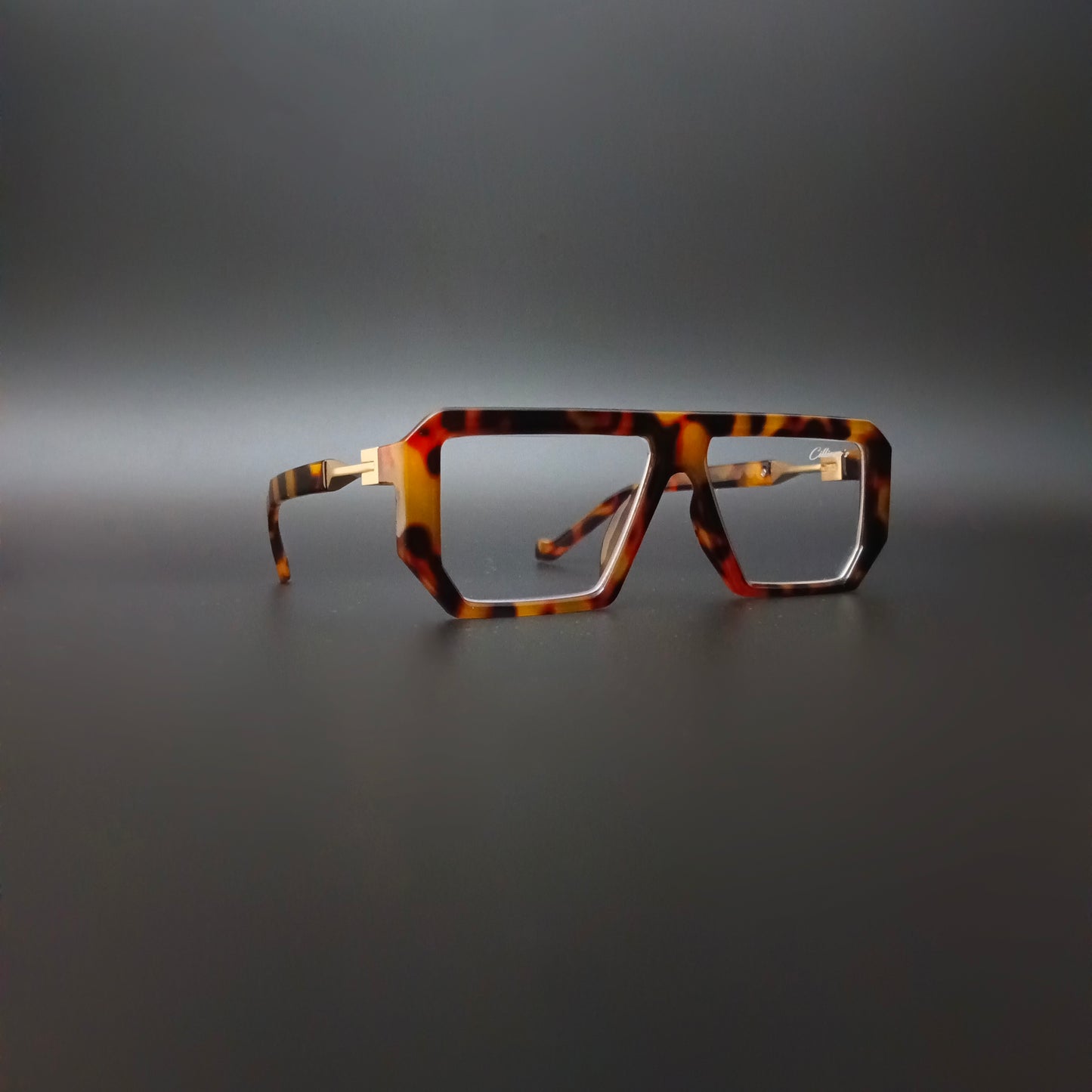Muster Leopard Transparent (Mens, Square)
