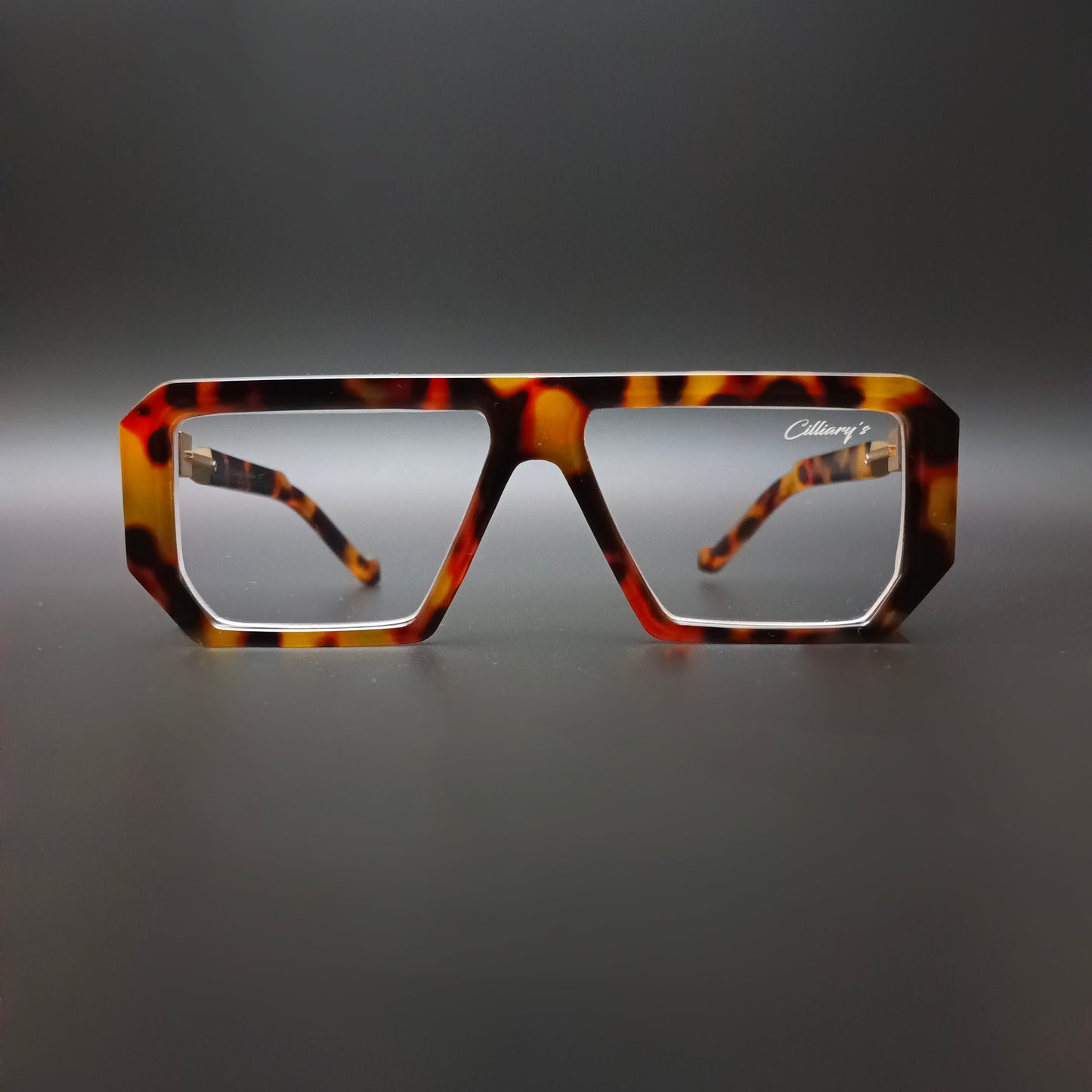 Muster Leopard Transparent (Mens, Square)