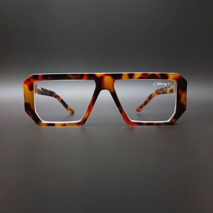 Muster Leopard Transparent (Mens, Square)