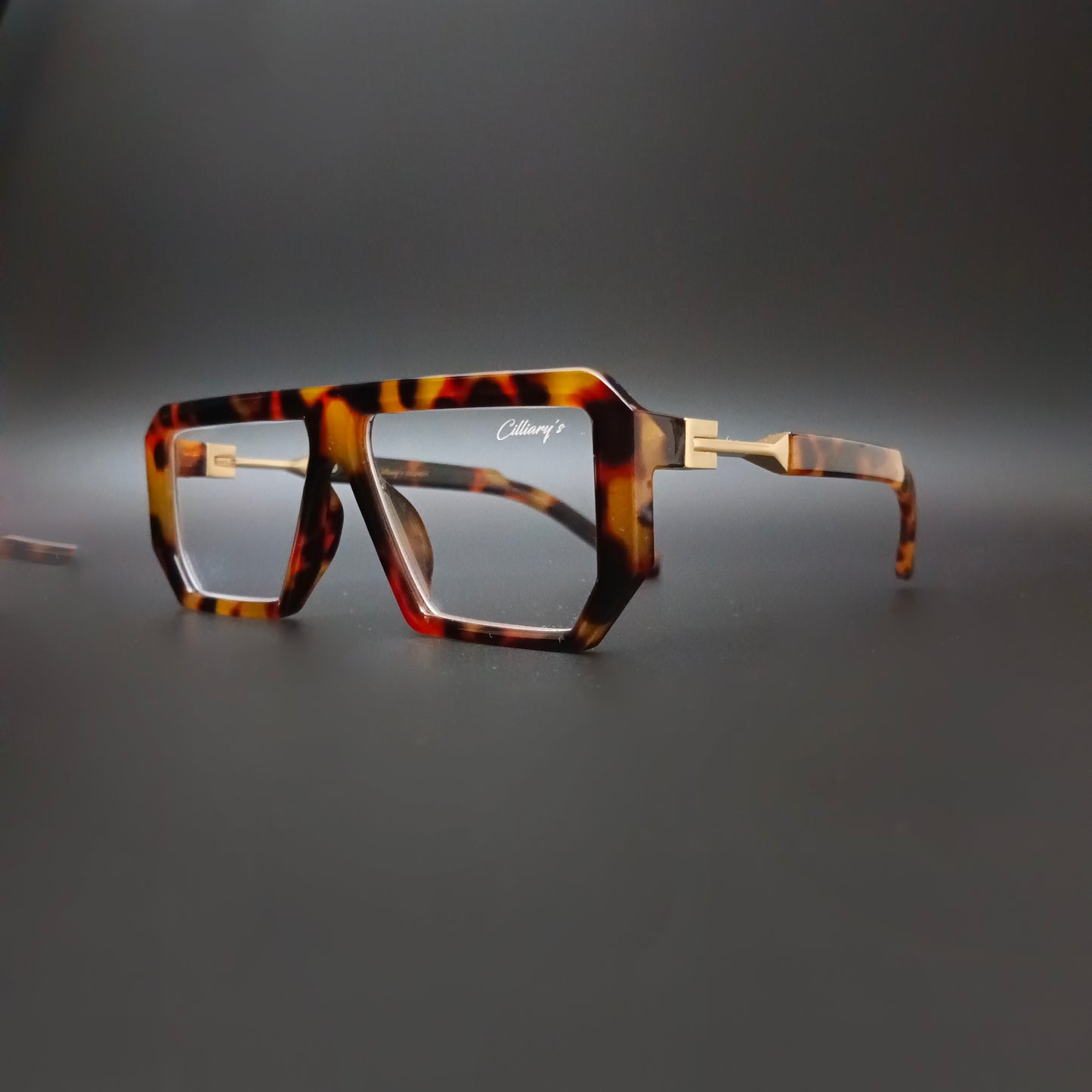Muster Leopard Transparent (Mens, Square)