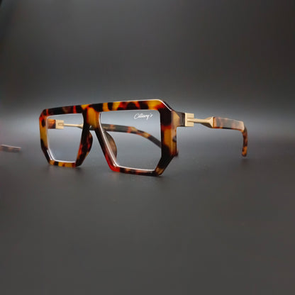 Muster Leopard Transparent (Mens, Square)