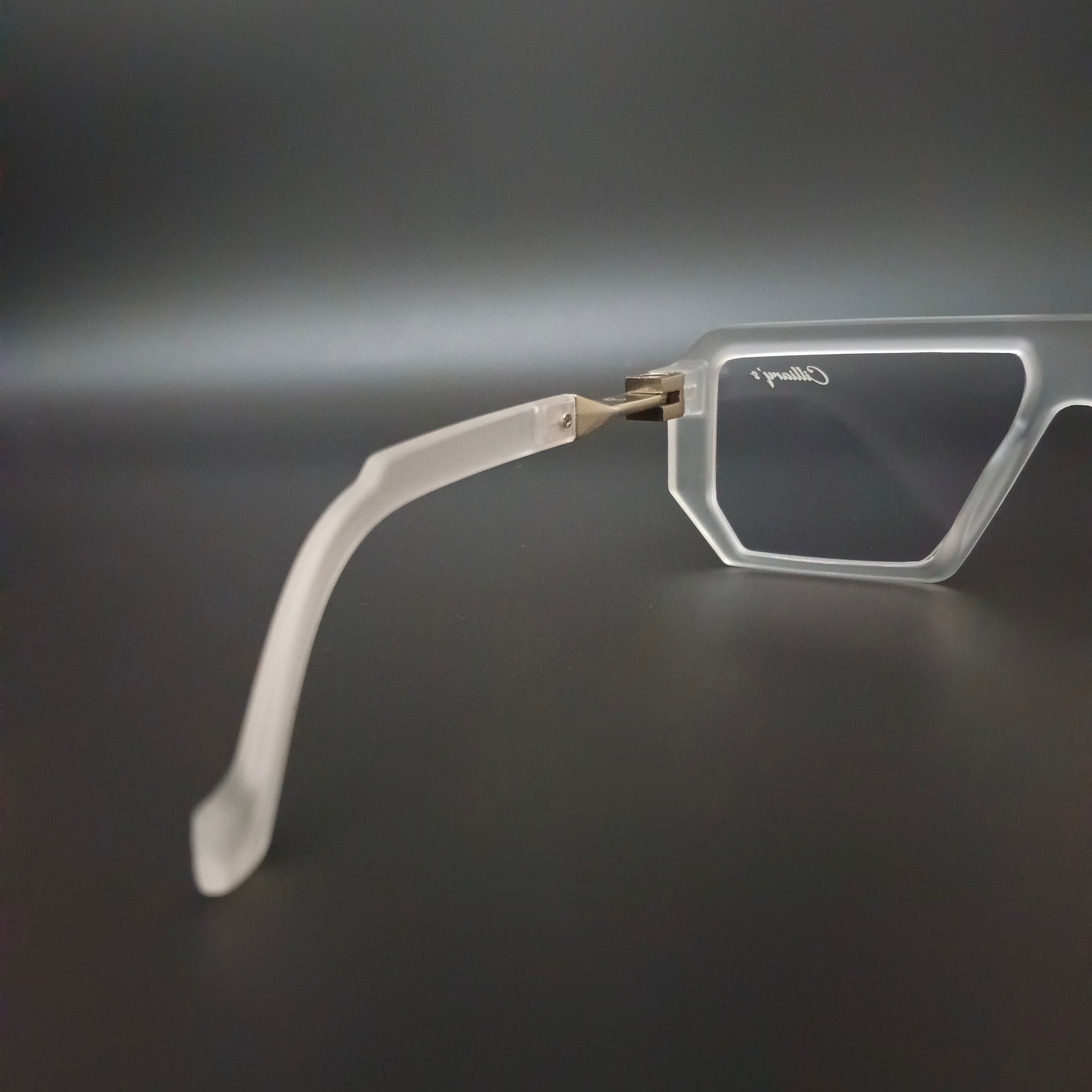 Muster Transparent Lens  (Mens, Square)