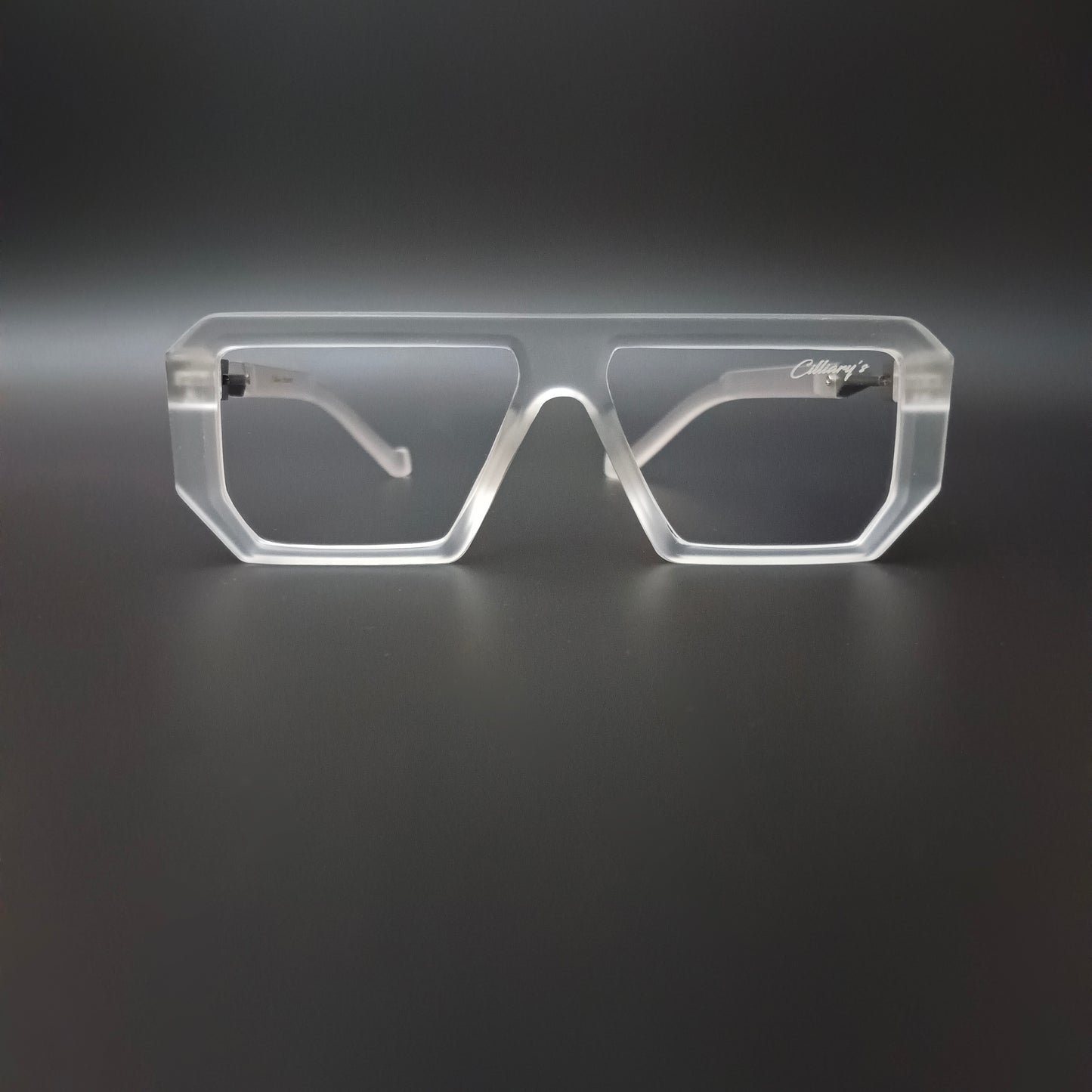 Muster Transparent Lens  (Mens, Square)