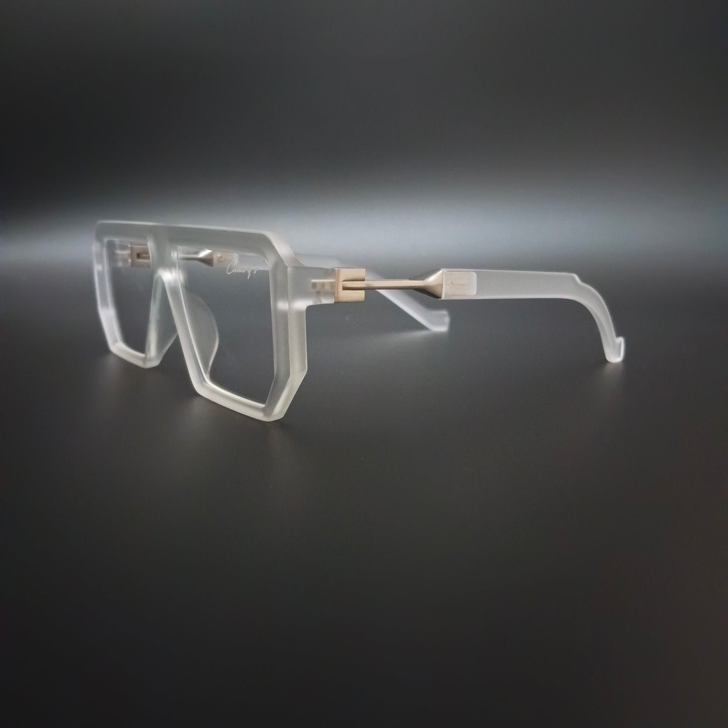 Muster Transparent Lens  (Mens, Square)
