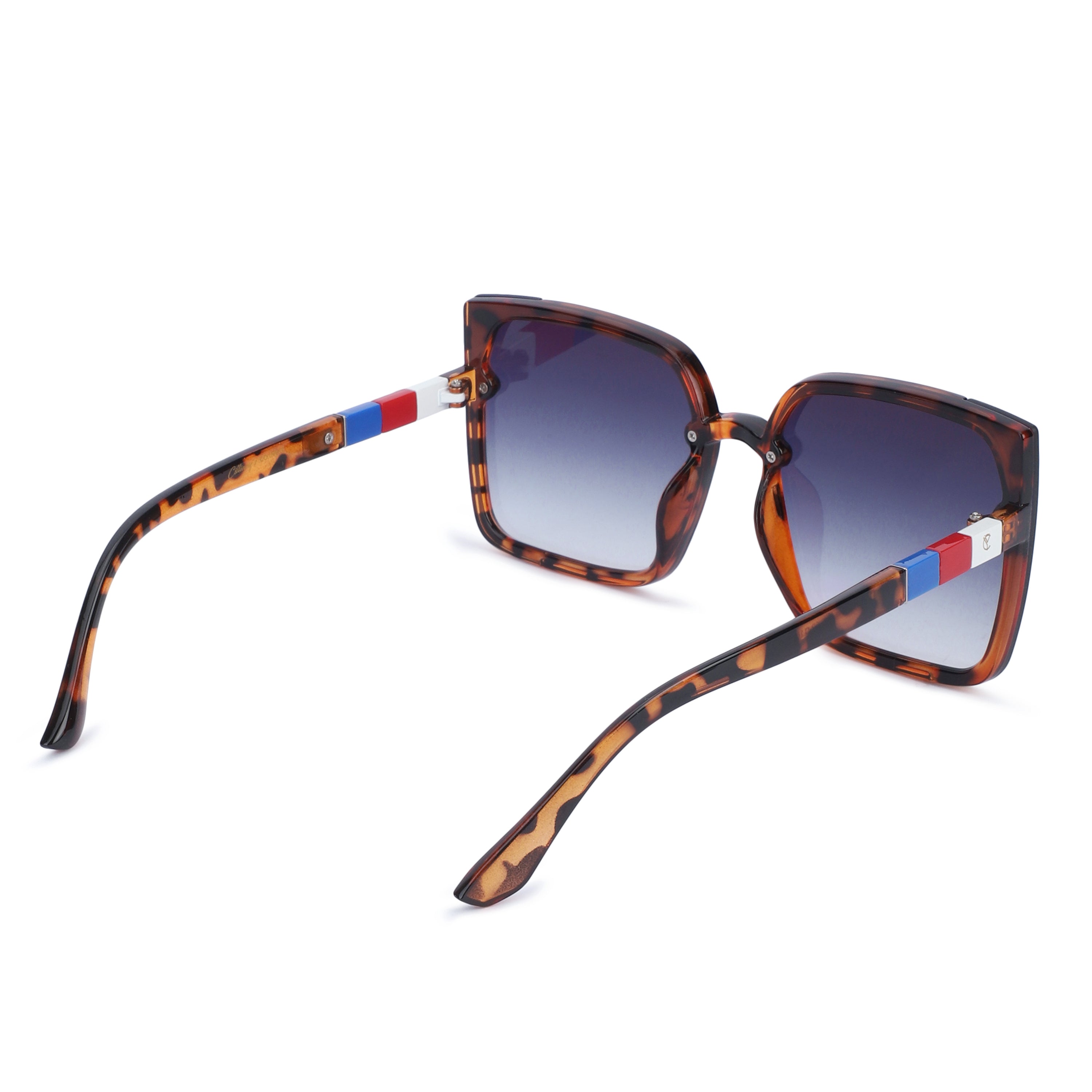Nova Bloom Anti U.V Leopard Navy Blue Lens