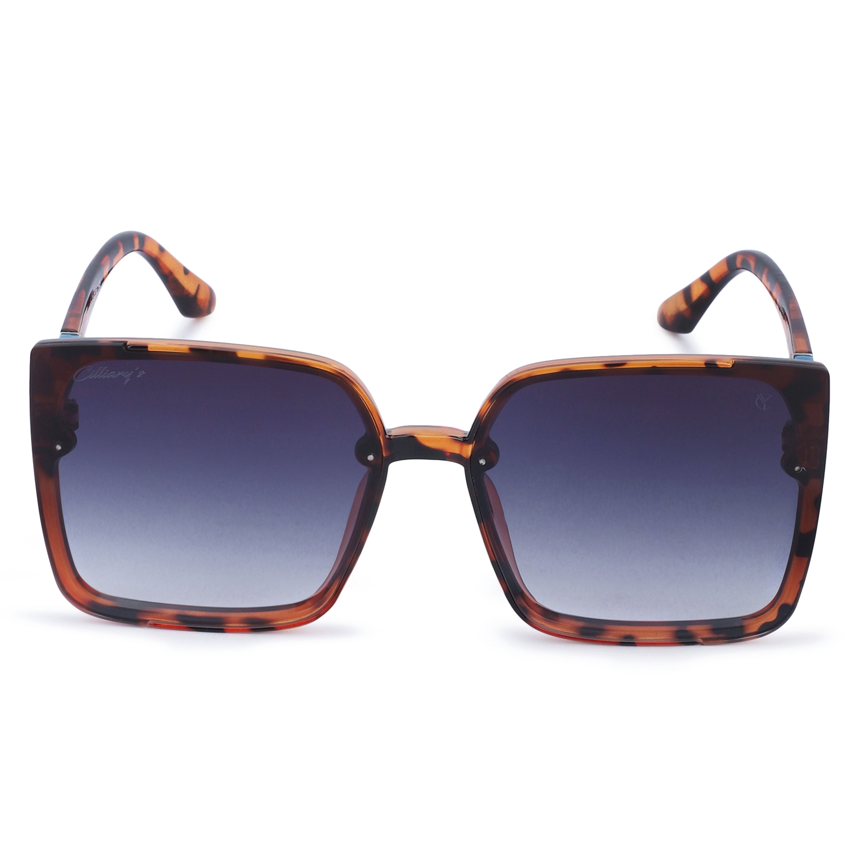 Nova Bloom Anti U.V Leopard Navy Blue Lens