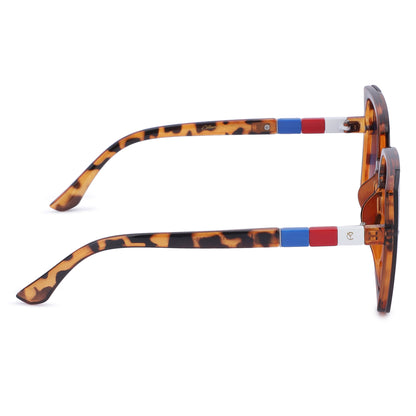 Nova Bloom Anti U.V Leopard Navy Blue Lens