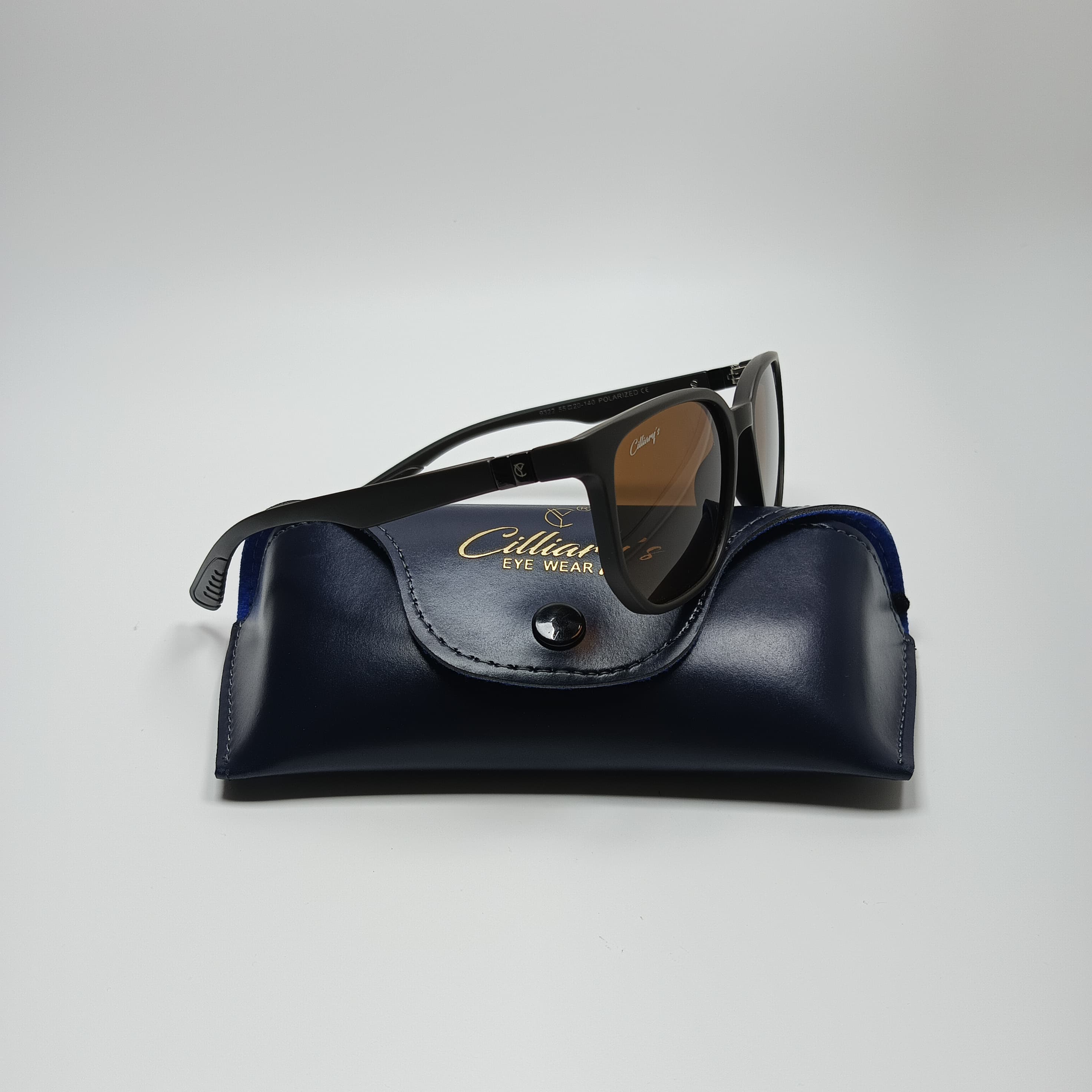 Panto Polarized Matte Brown