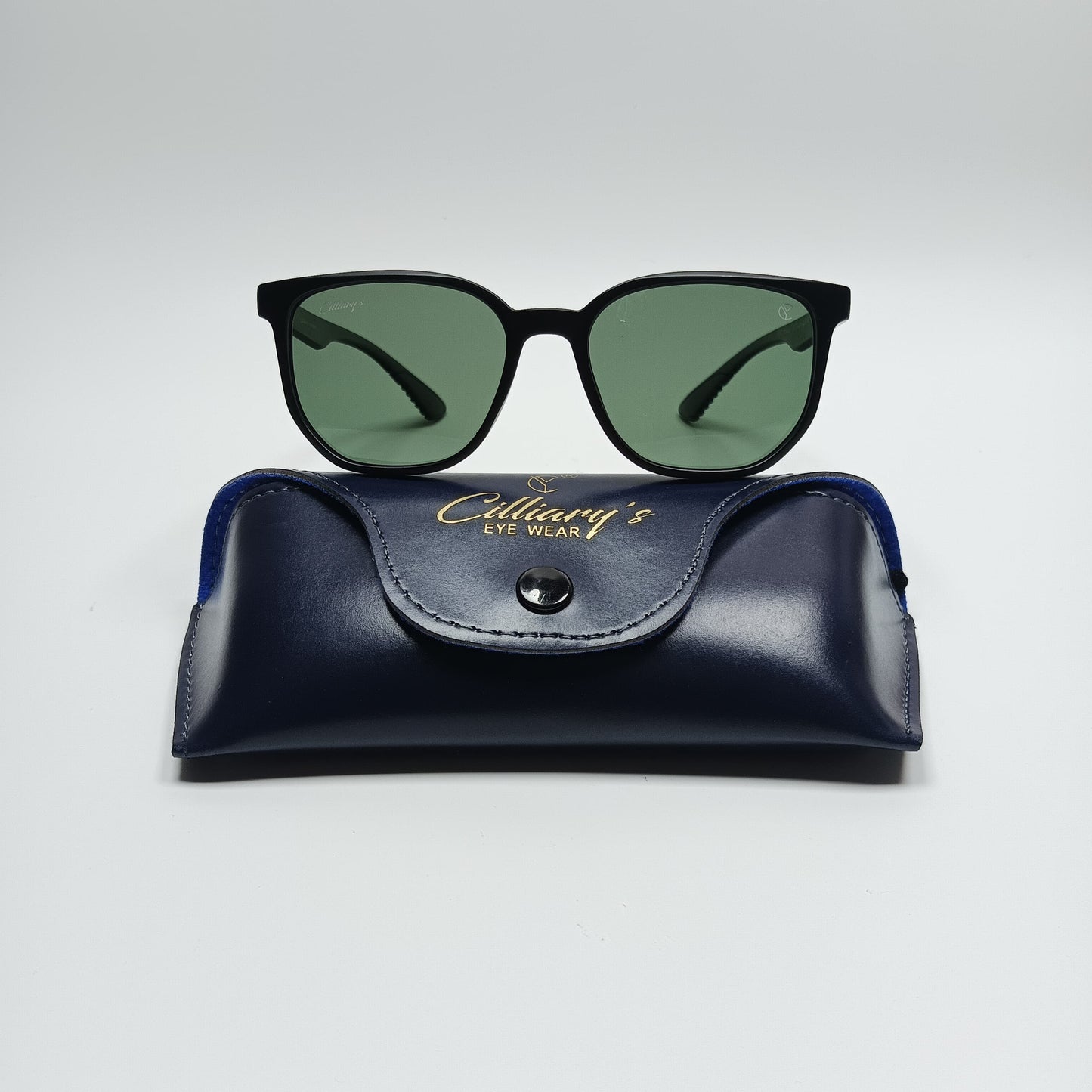 Panto Polarized Matte Emerald Green