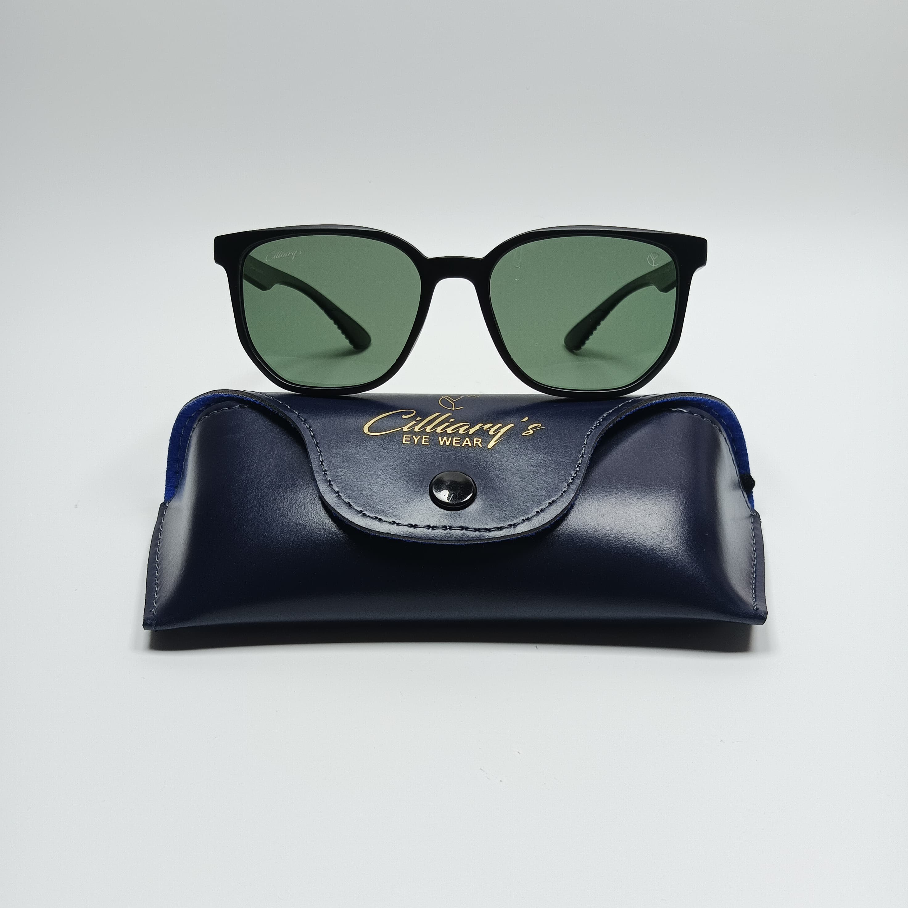 Panto Polarized Matte Emerald Green