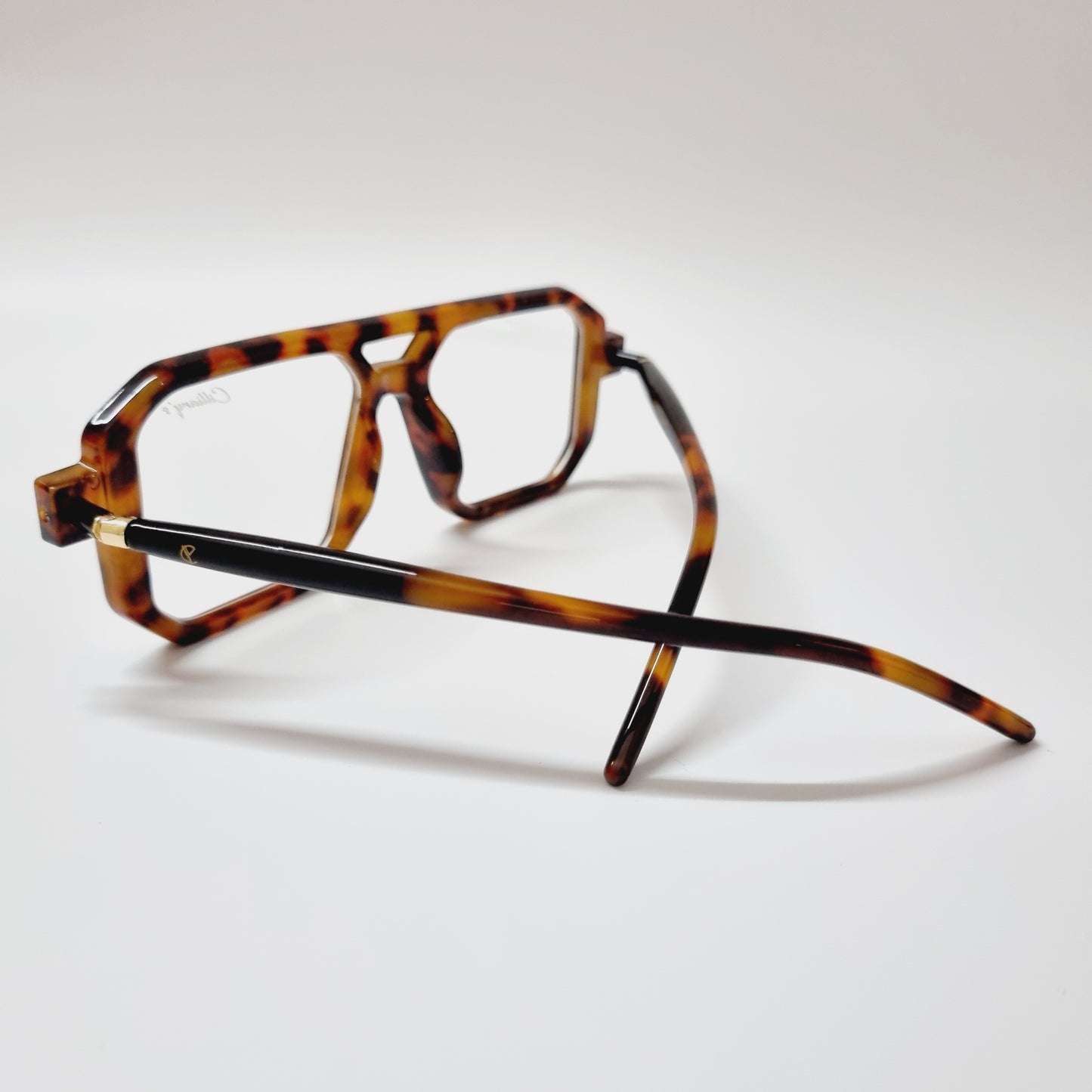 Square Cut Leopard Transparent (Mens)
