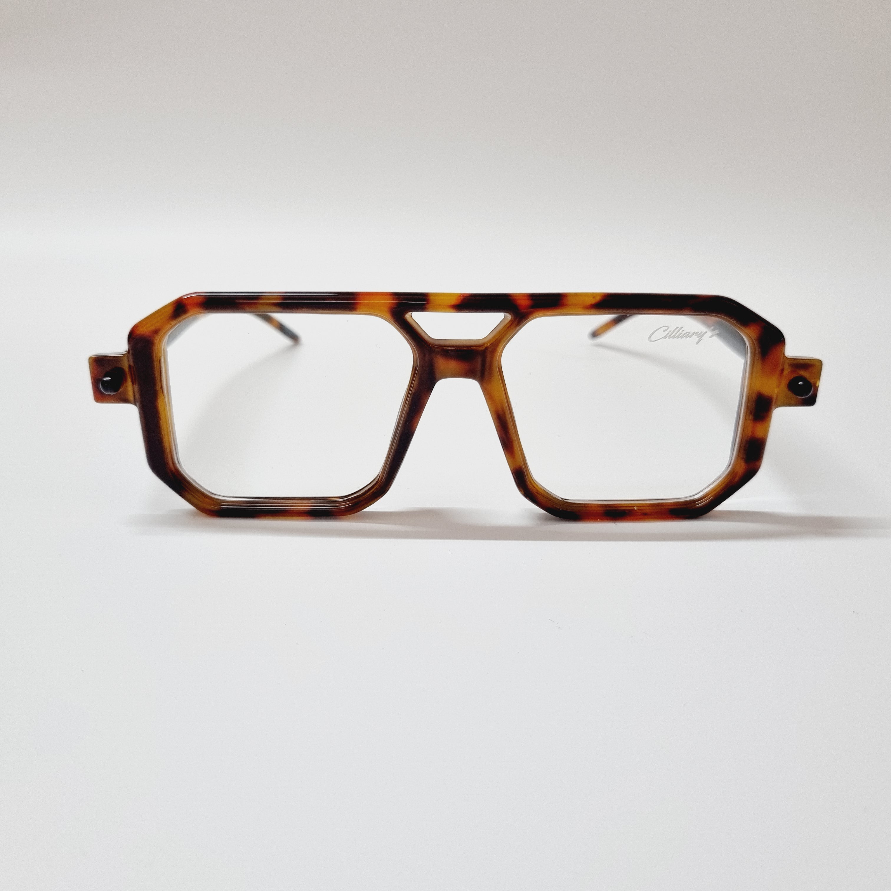 Square Cut Leopard Transparent (Mens)
